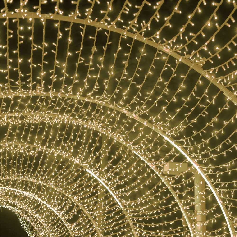 SERIE C/GUIRNALDA LED BLANCO CALIDO