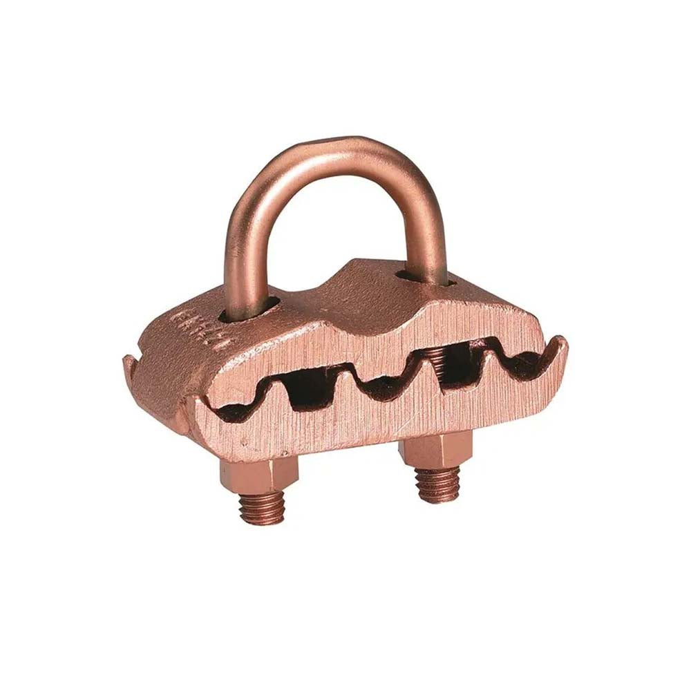 CONECTOR MEC.CU P/VARILLA DE TIERRA 5/8" A CABLE 10 SOL-1 TRE BURNDY **** AP ****