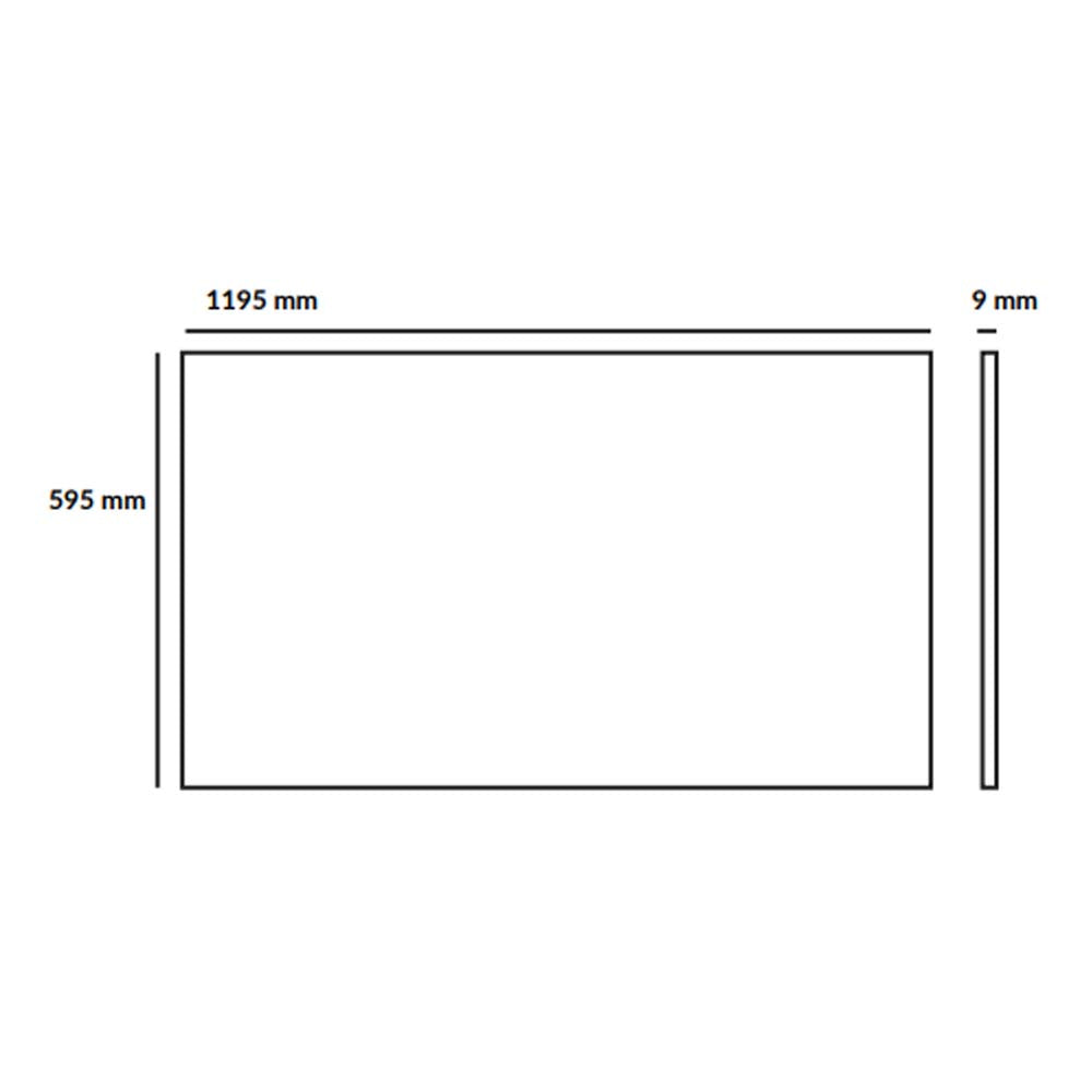 GABINETE PANEL 72W LED ULTRA SLIM RECTANGULAR 60X120CM COLOR BLANCO 5000K