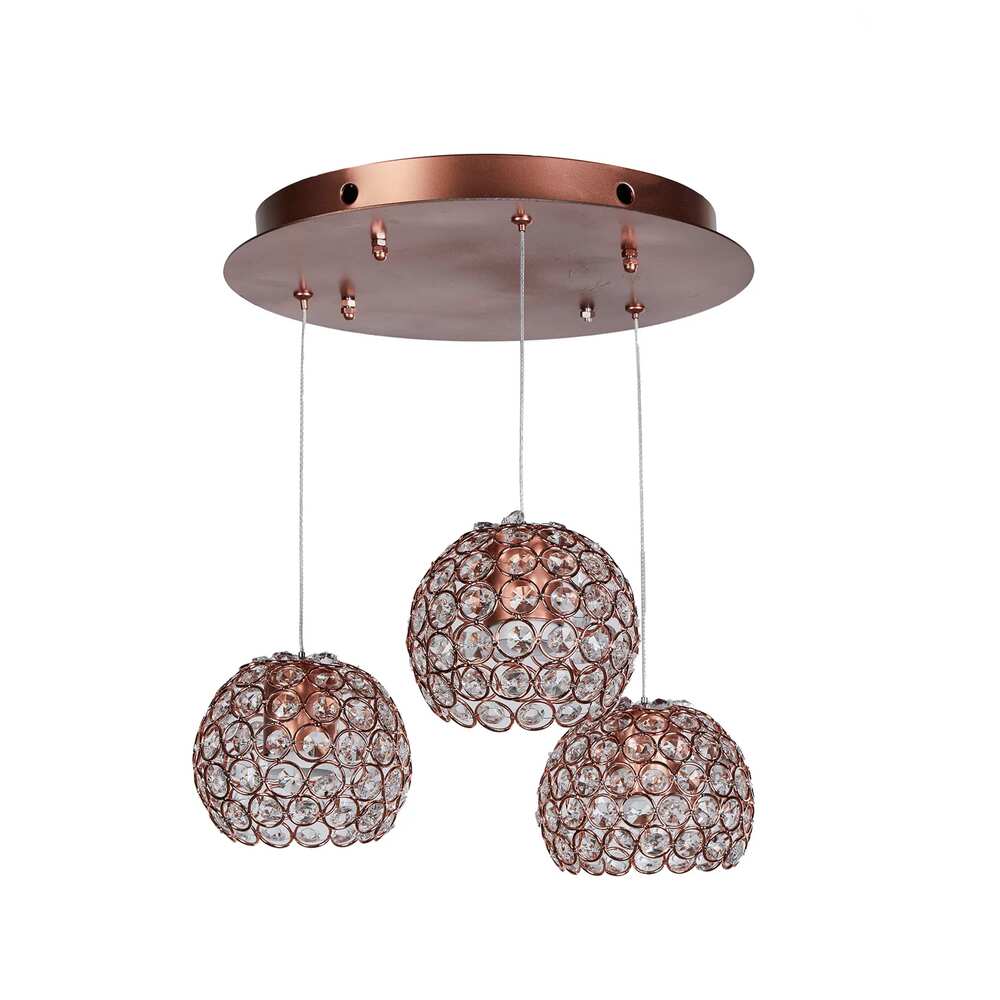 GLOBOS ORO ROSADO BASE REDONDA 3L E26 30X160 GAMALUX