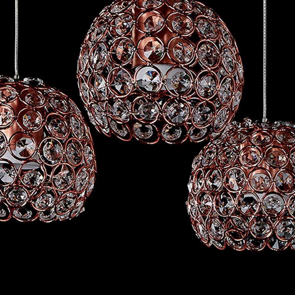 GLOBOS ORO ROSADO BASE REDONDA 3L E26 30X160 GAMALUX