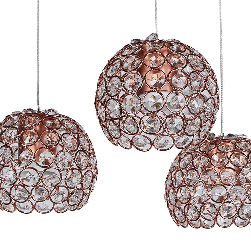 GLOBOS ORO ROSADO BASE REDONDA 3L E26 30X160 GAMALUX