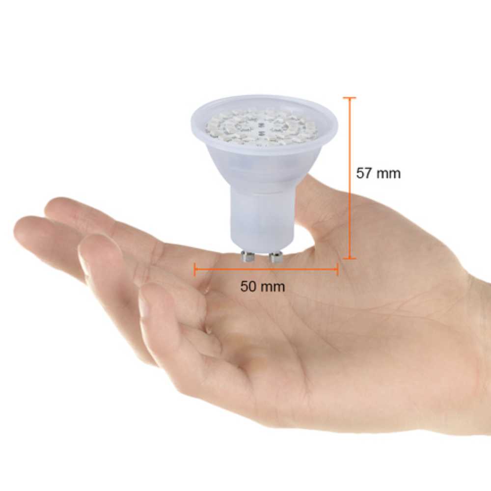 FOCO LED TECNOLITE 3W LUZ RGB CAMBIA DE COLOR AUTOMÁTICAMENTE BASE GU10