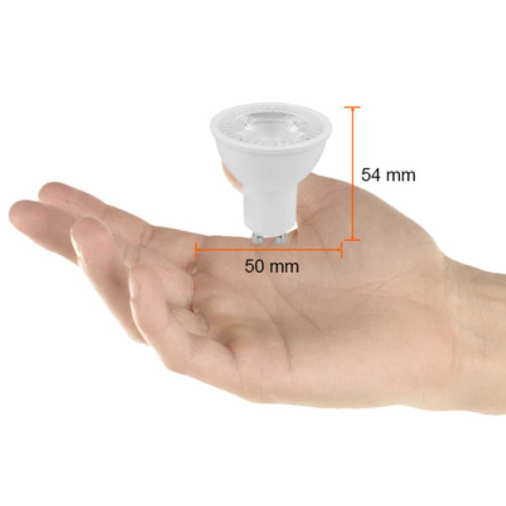 FOCO LED TECNOLITE 6W LUZ DE DÍA BASE GU10