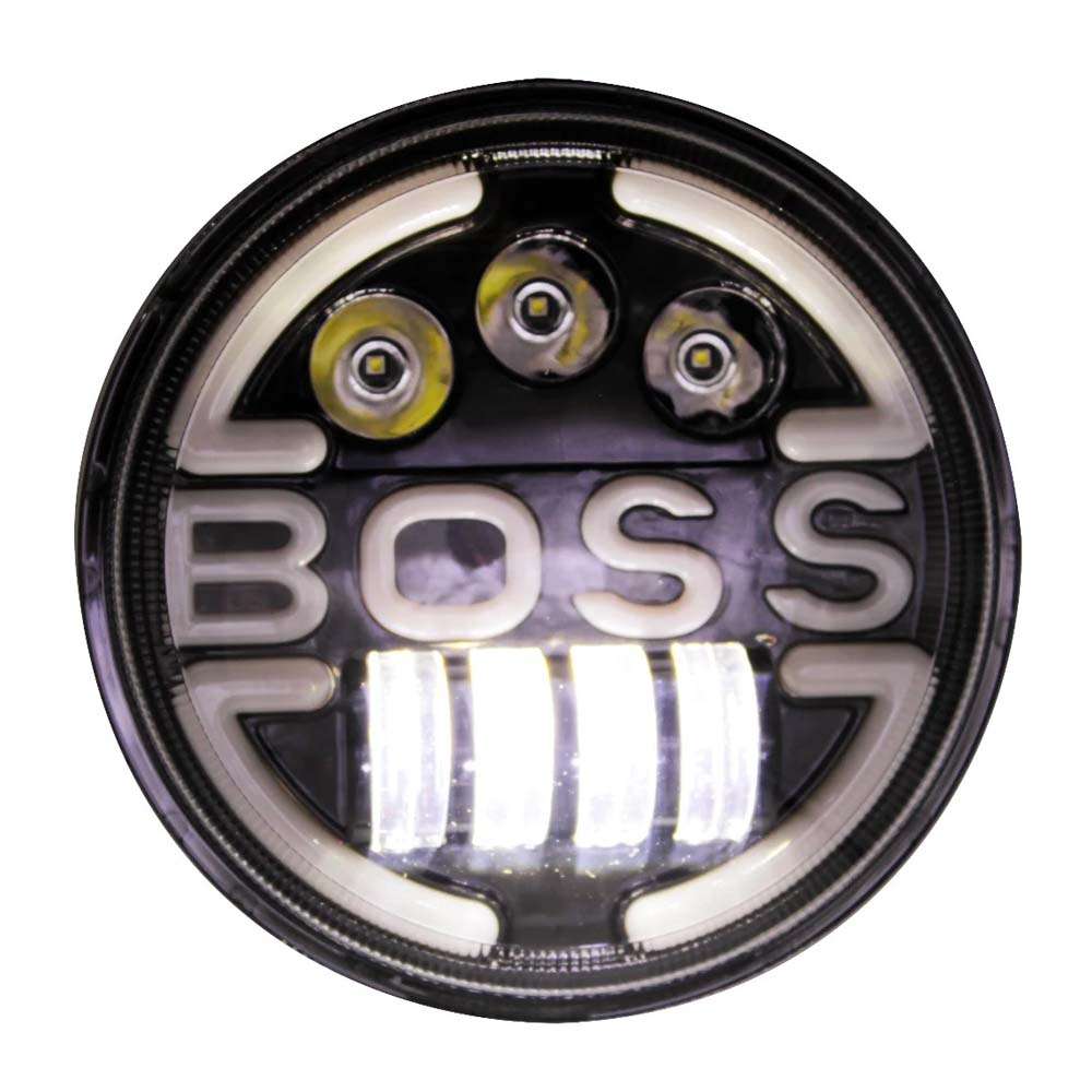 FARO REDONDO 7 PULGADAS HDL 3401 BLANCA + AMBAR GX00000000106