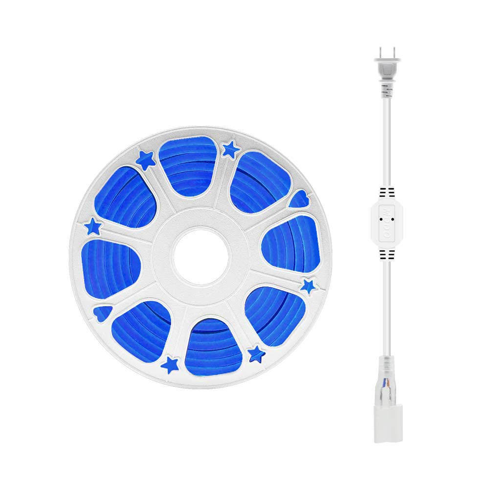 TIRA SUPER(NEON FLEX) CORTE DE 50CM 4.5W P/METRO AZUL