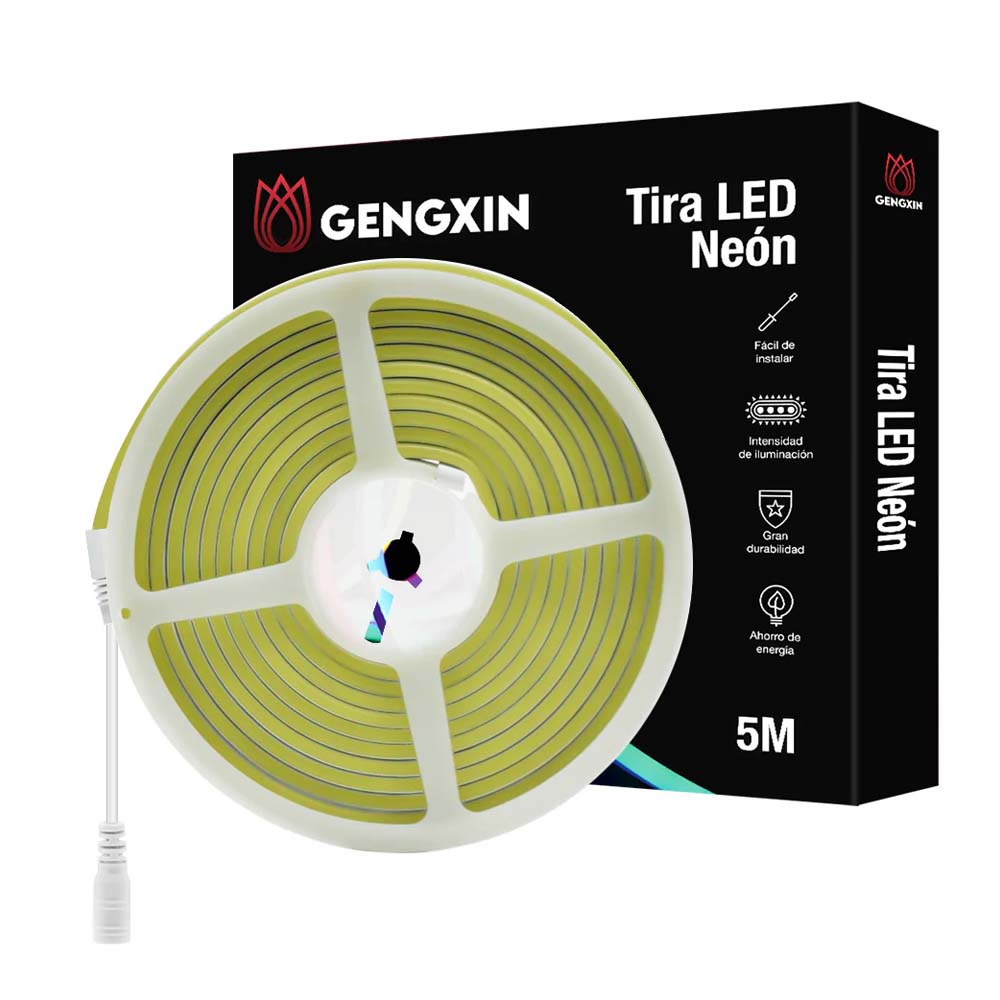 TIRA SUPER(NEON FLEX) CORTE DE 50CM 4.5W P/METRO AMARILLA LIMON
