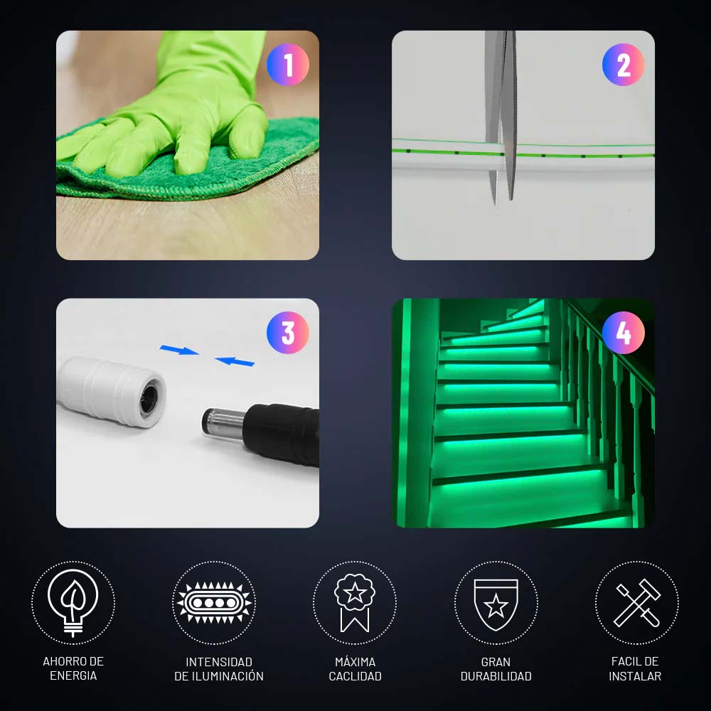 TIRA SUPER(NEON FLEX) CORTE DE 50CM 4.5W P/METRO AMARILLA LIMON