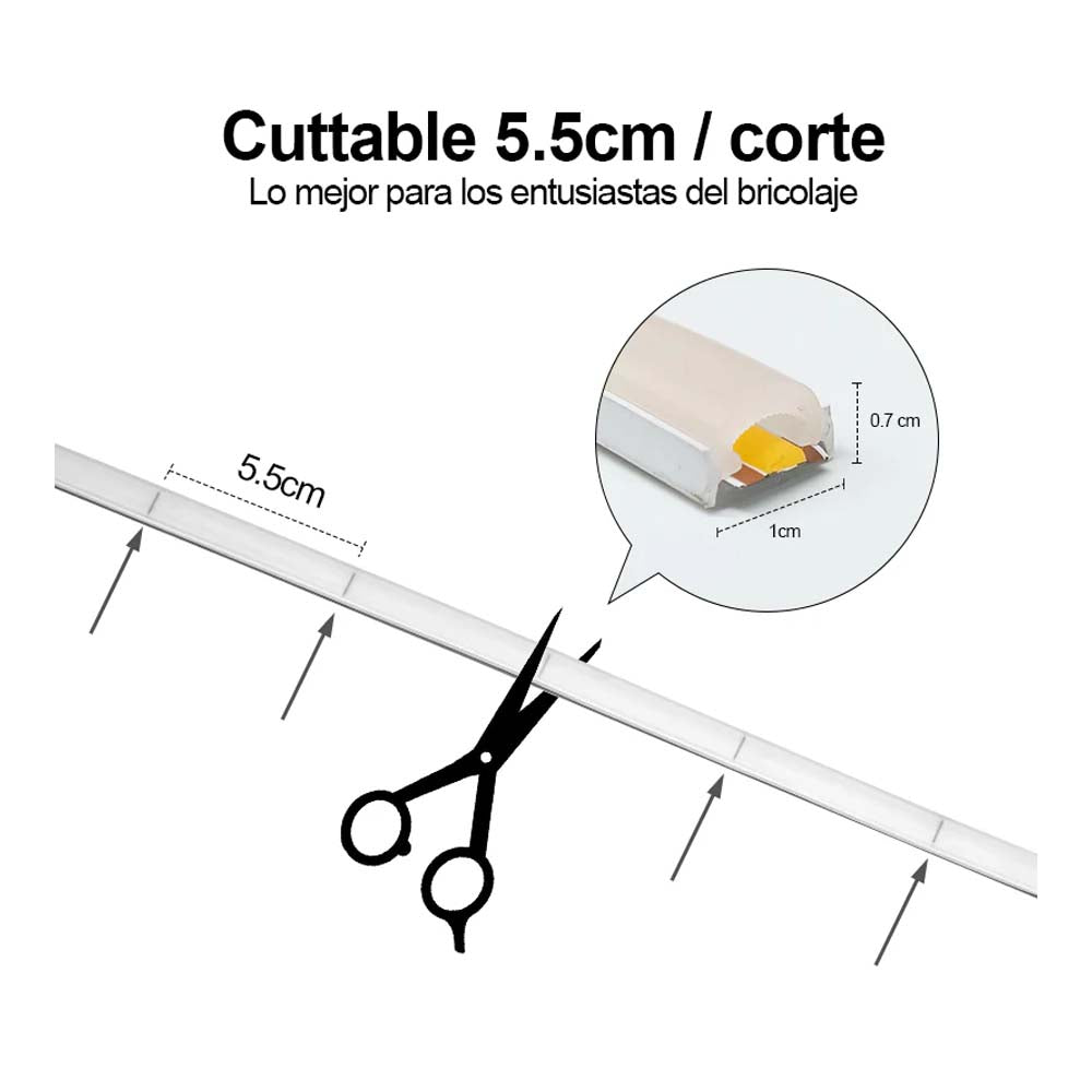 TIRA SUPER 24V LED COB 252P 10MTS AMAR DOR
