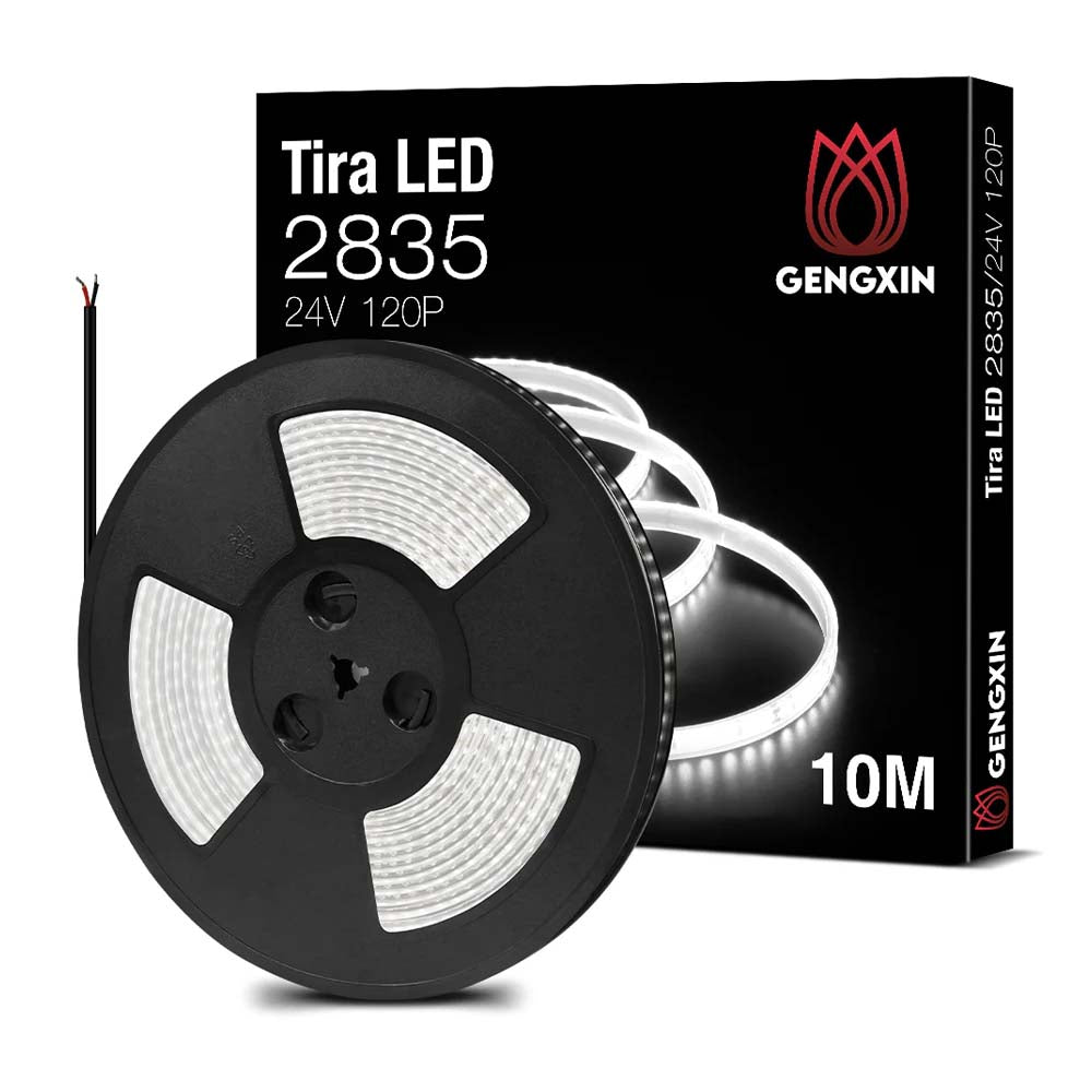 TIRA SUMERGIBLE IP68 24V LED 2835 120P 10MTS BC