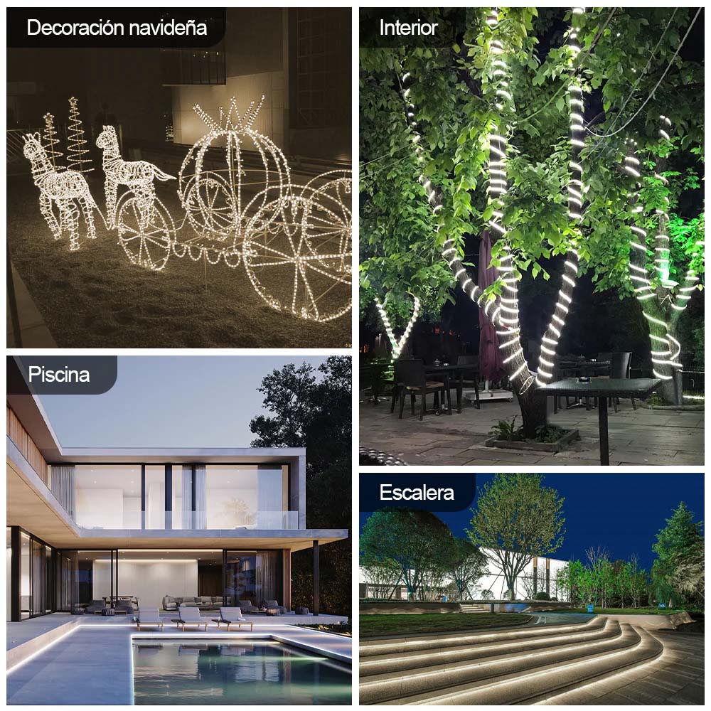 TIRA SUMERGIBLE IP68 24V LED 2835 120P 10MTS BC