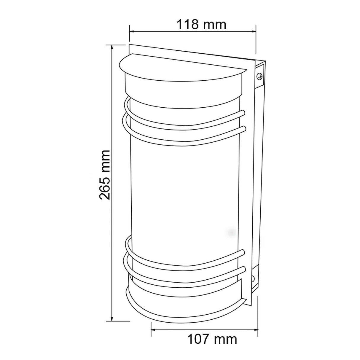 LÁMPARA DE EXTERIOR VENECIA TECNOLITE PARA SOBREPONER BASE E27 ***TECNOLITE HAE***