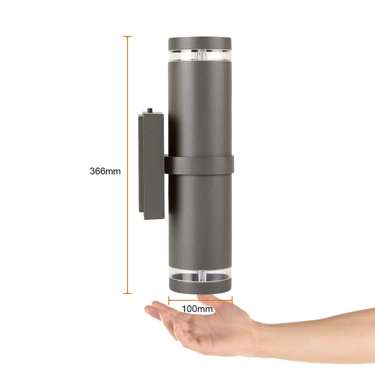 LÁMPARA DE EXTERIOR TOLEDO I TECNOLITE PARA SOBREPONER BASE E27 ANTRACITA