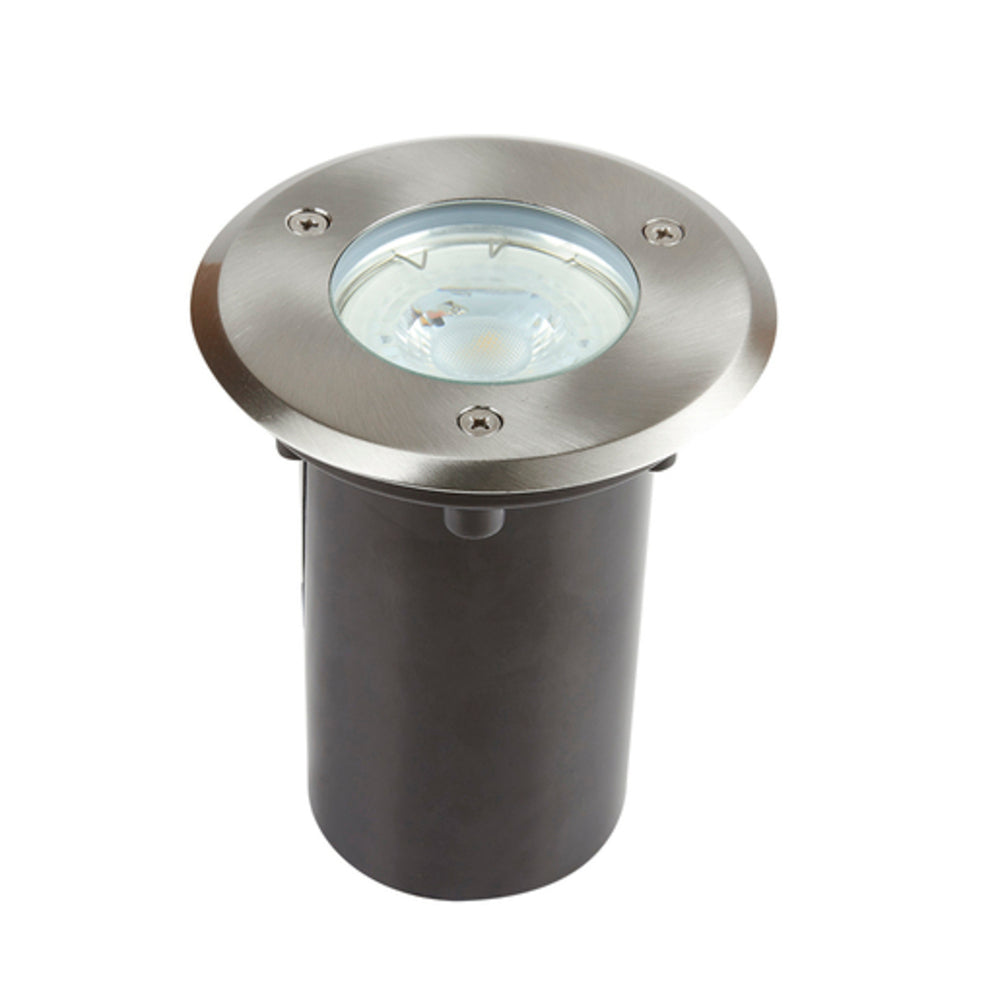 LÁMPARA DE EXTERIOR LED COIMBRA TECNOLITE DE PISO EMPOTRABLE 50W IP65 BASE GX5.3 NO INCLUYE FOCO