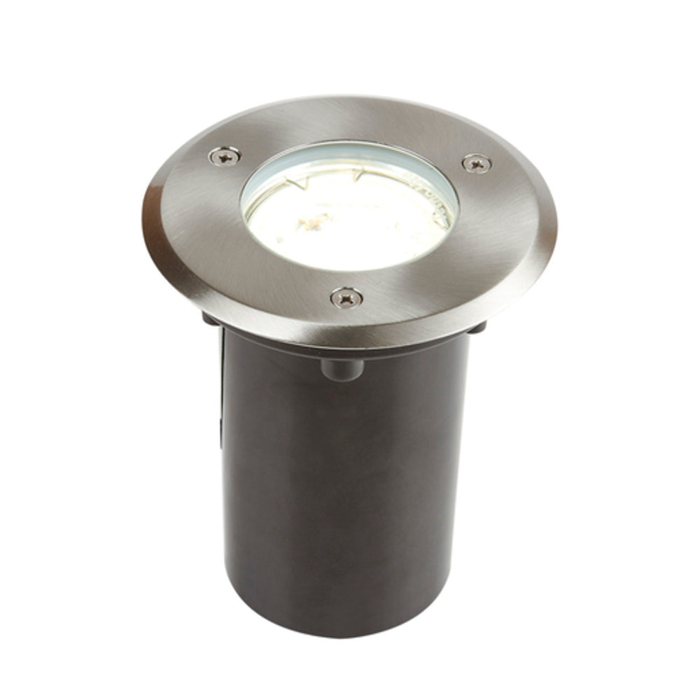 LÁMPARA DE EXTERIOR LED COIMBRA TECNOLITE DE PISO EMPOTRABLE 50W IP65 BASE GX5.3 NO INCLUYE FOCO