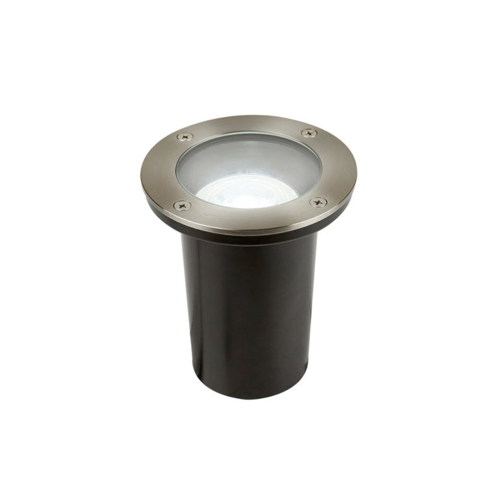 LAMPARA DE PISO EMPOTRADA IDEAL ZONA COSTERA BASE E27 POTENCIA MAX. 50 W IP65 IK06 NO INCLUYE FOCO H-605/S