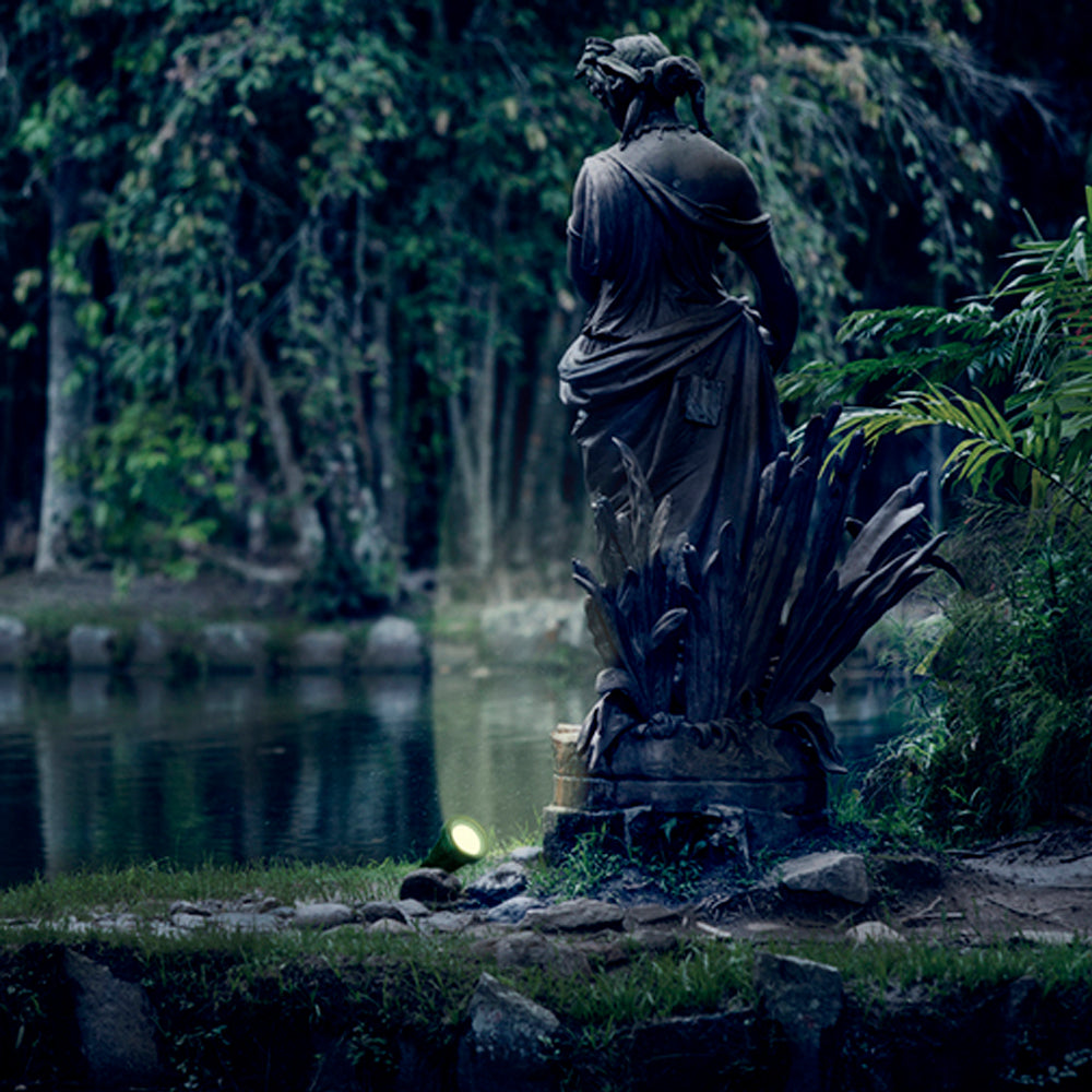 LÁMPARA DE EXTERIOR BILBAO TECNOLITE ESTACA BASE GX5.3 IP44 NO INCLUYE FOCO