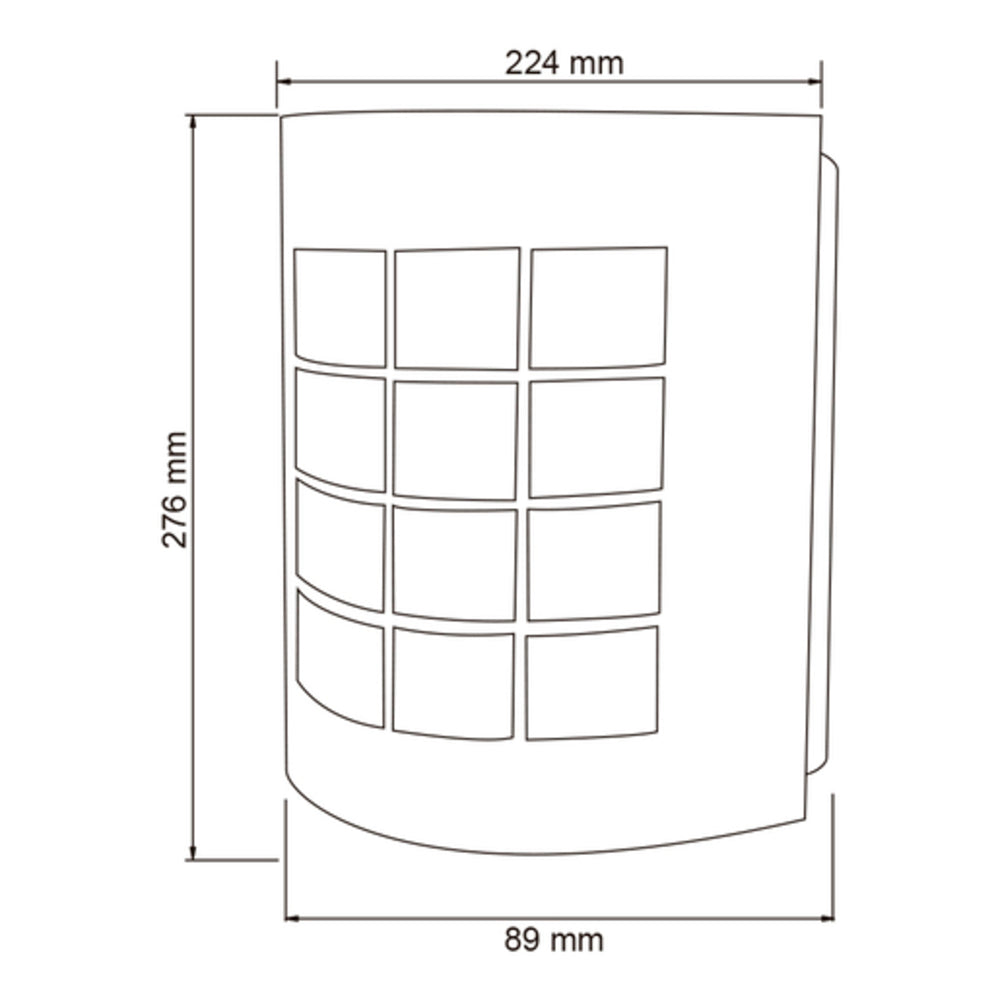 LAMPARA DE EXTERIOR PARA SOBREPONER BASE E27 H-810/S