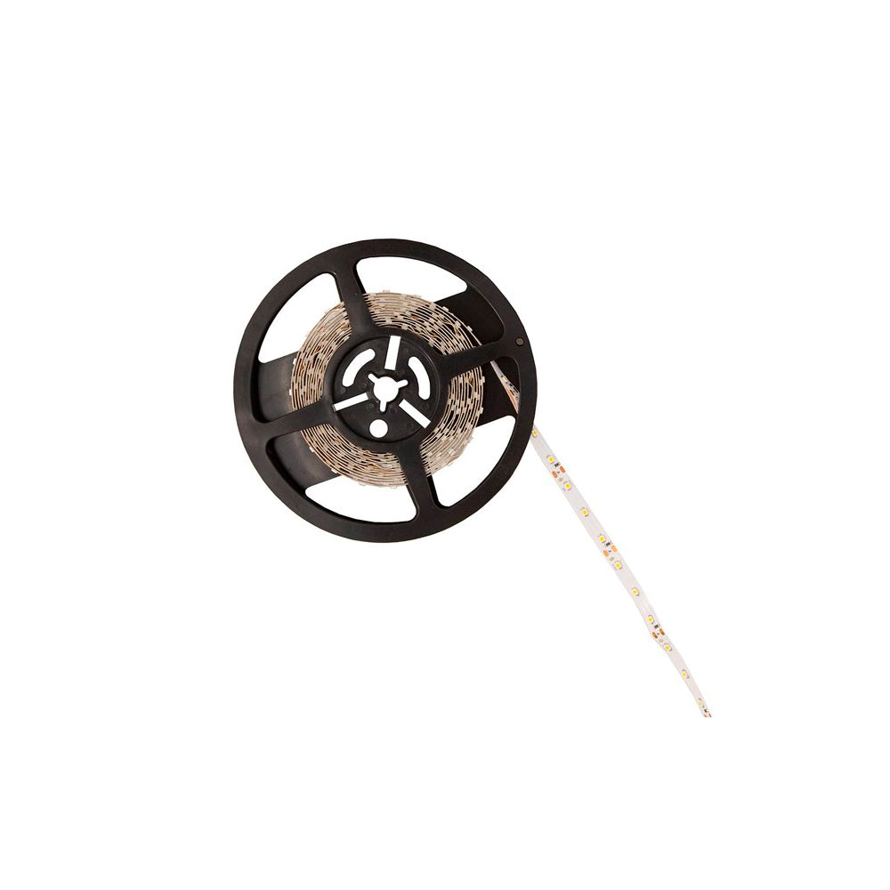 TIRA FLEXIBLE DE 120 LEDS X METRO 2835 SMD LARGO DE 5M 12V INTERIOR BLANCO CALIDO MCA TECNOLITE