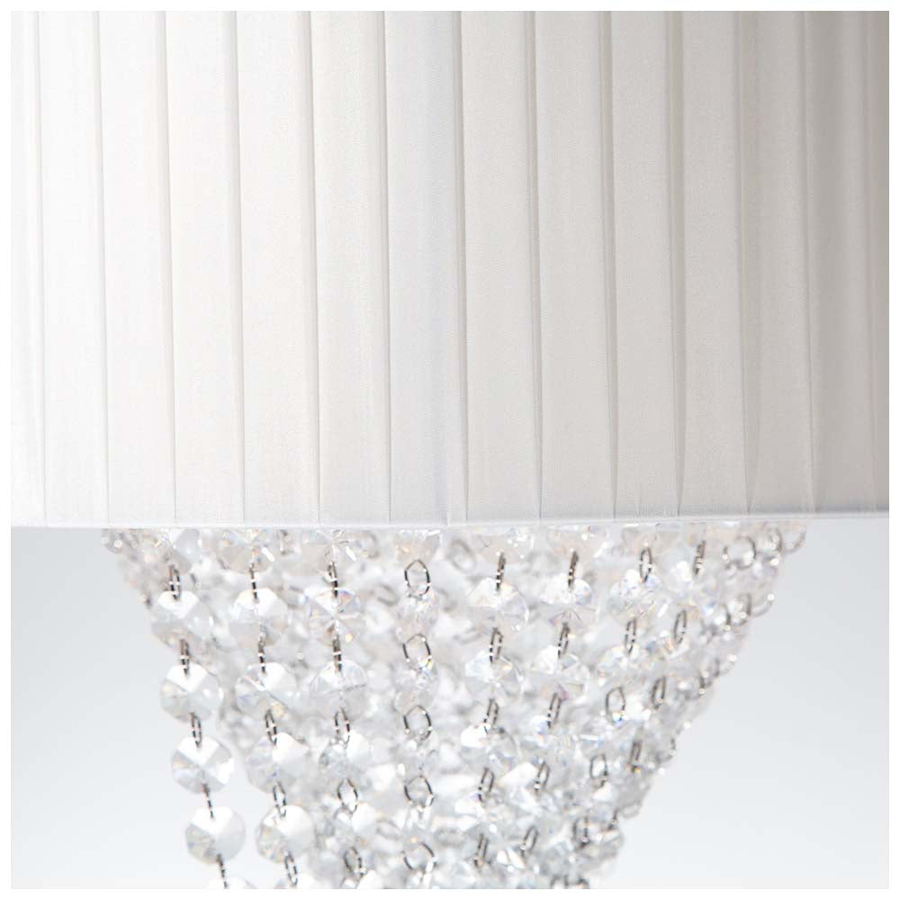 LAMPARA COLGANTE BLANCA E27 60W 1 LUZ 120V 40X42 S/FOCO *** HA. LUMI ***
