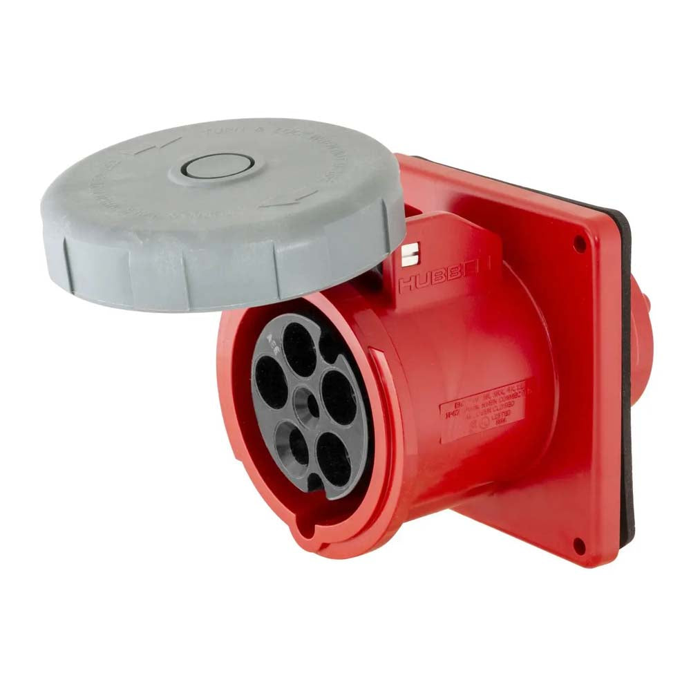 RECEPTACULO PYS 4F-5H 16A/240-415V. HBL516R6W *** HAE ***