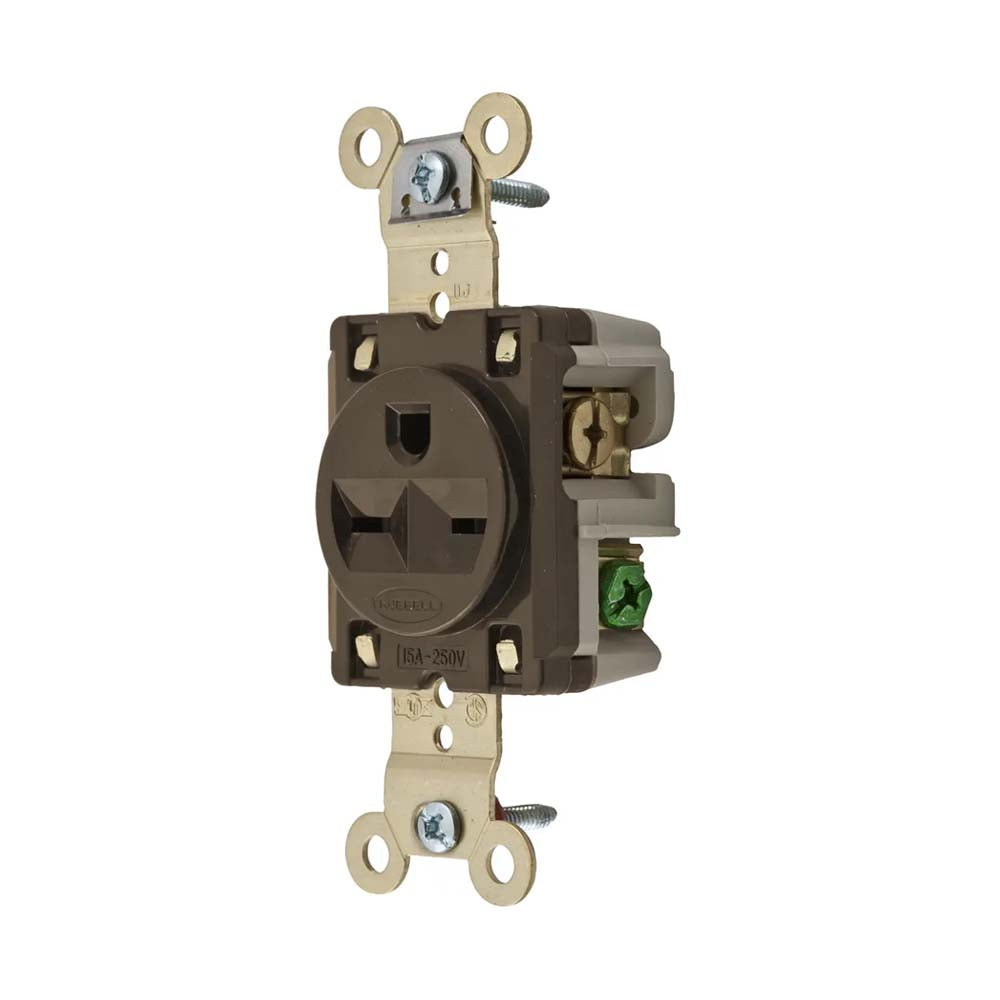 CONTACTO SENCILLO HUBBELL 15A 250V 3H 2F *** OFRECER 5661-000 ***