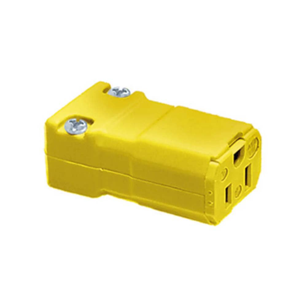 CONTACTO 15A 125V 3H 2F AMARILLO VALISE HUBBELL DISEÑO VALISE *** OFRECER 46120 O LEV722 O 4887-BOX ***