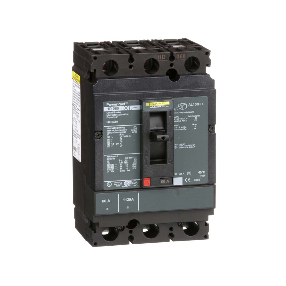 INT. TERMOMAG. 3X60A. 18KA HDL36060 S.Q.D.