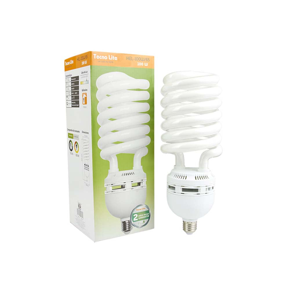 FOCO FLUORESCENTE TECNOLITE 100W 220V LUZ DE DÍA BASE E40 *** OFRECER PR-SP-105-E39T5 ***