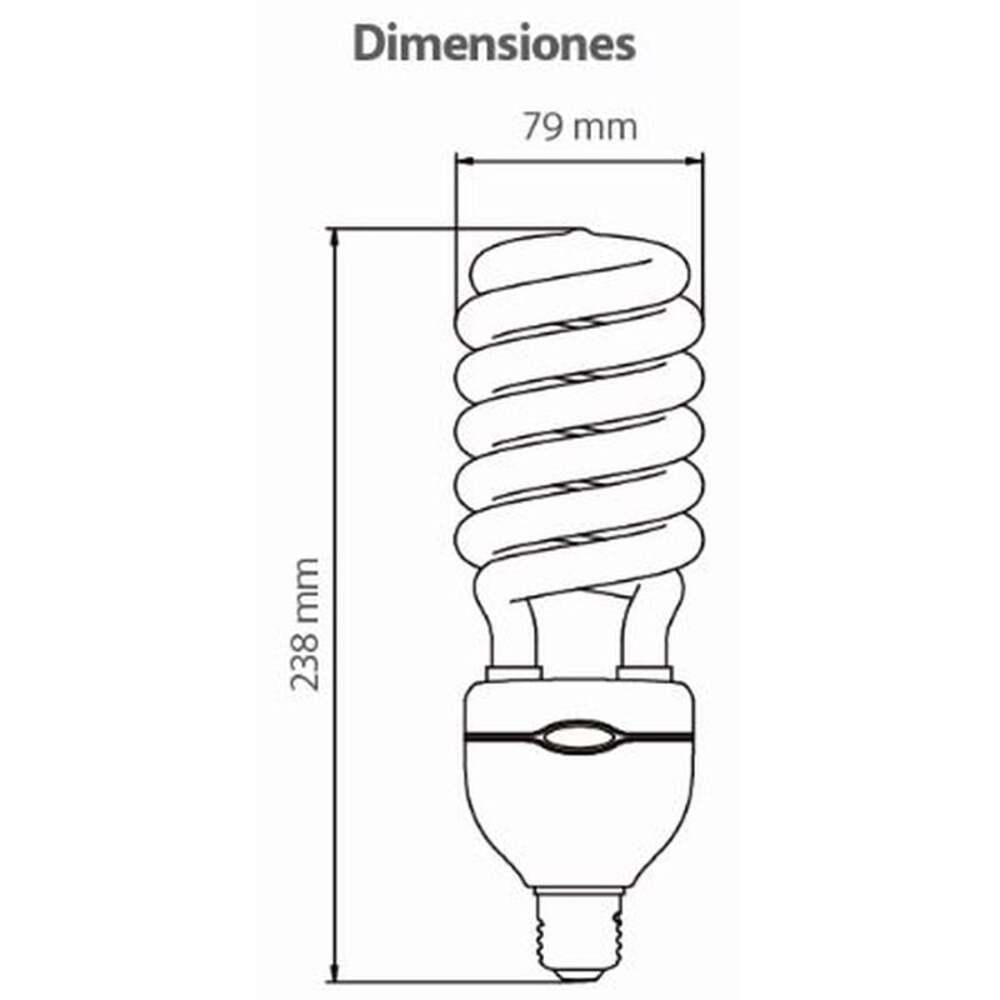FOCO FLUORESCENTE TECNOLITE 65W LUZ DE DÍA BASE E27 *** OFRECER 83906 ***