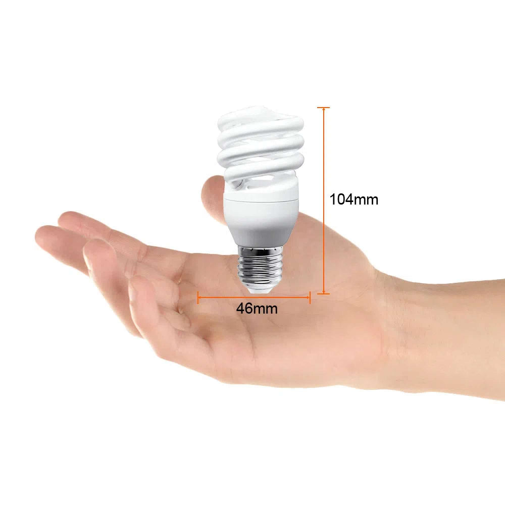 FOCO FLUORESCENTE TECNOLITE 15W LUZ DE DÍA BASE E27