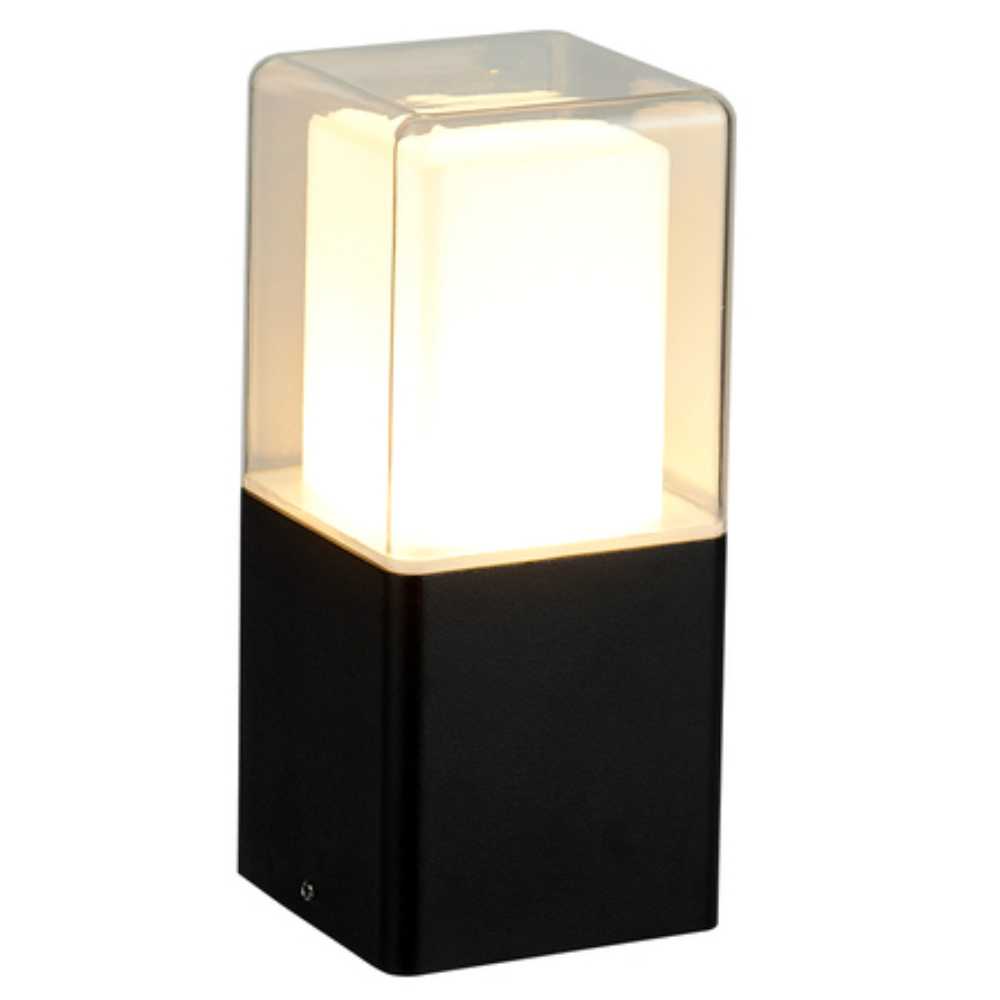 MINI POSTE LED OBELIX IV TECNOLITE DE EXTERIOR PARA SOBREPONER 13W LUZ SUAVE CÁLIDA