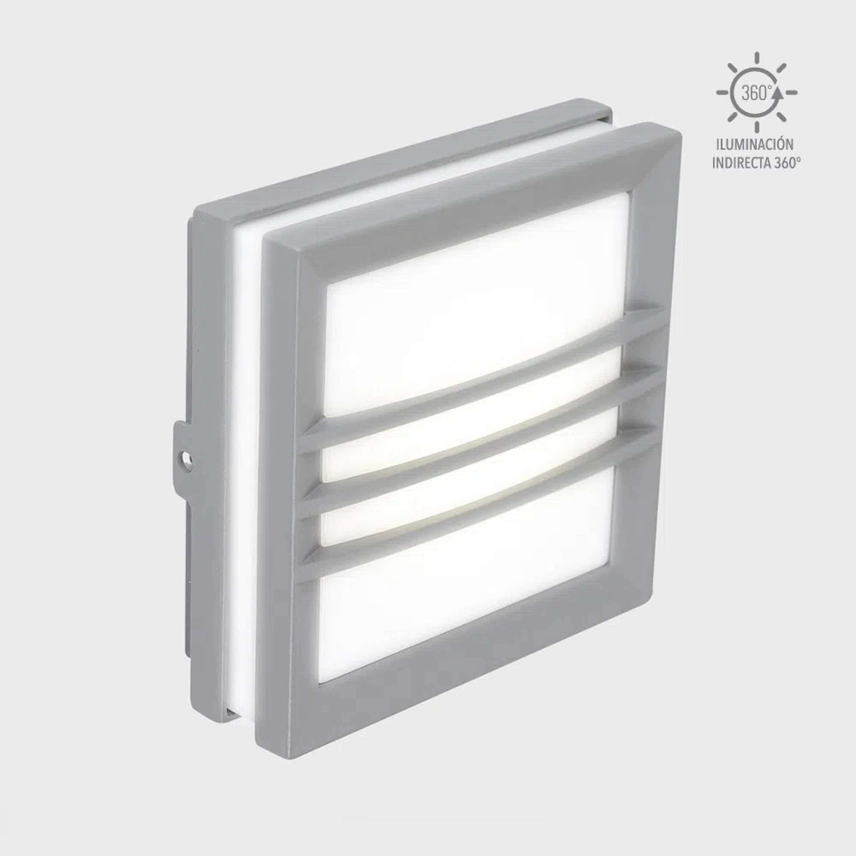 LÁMPARA DE EXTERIOR LED TARENTO TECNOLITE PARA SOBREPONER 3W LUZ BLANCA NEUTRA BASE GX53 ***TECNOLITE HAE***