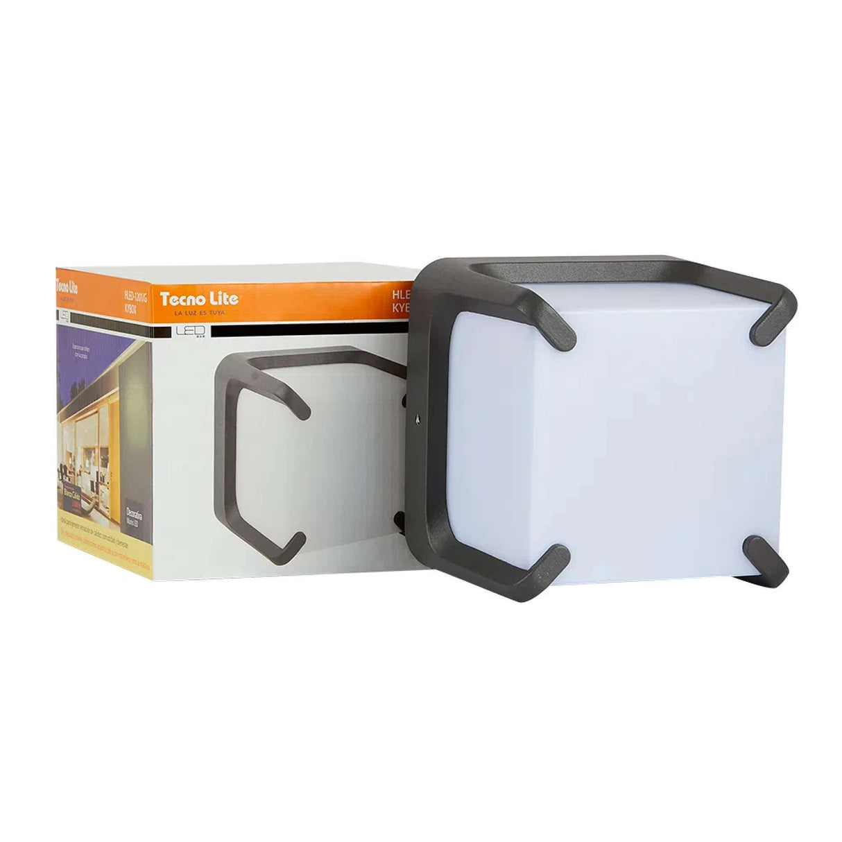 LÁMPARA DE EXTERIOR LED KYBOX TECNOLITE PARA SOBREPONER 11W LUZ SUAVE CÁLIDA ***TECNOLITE HAE***