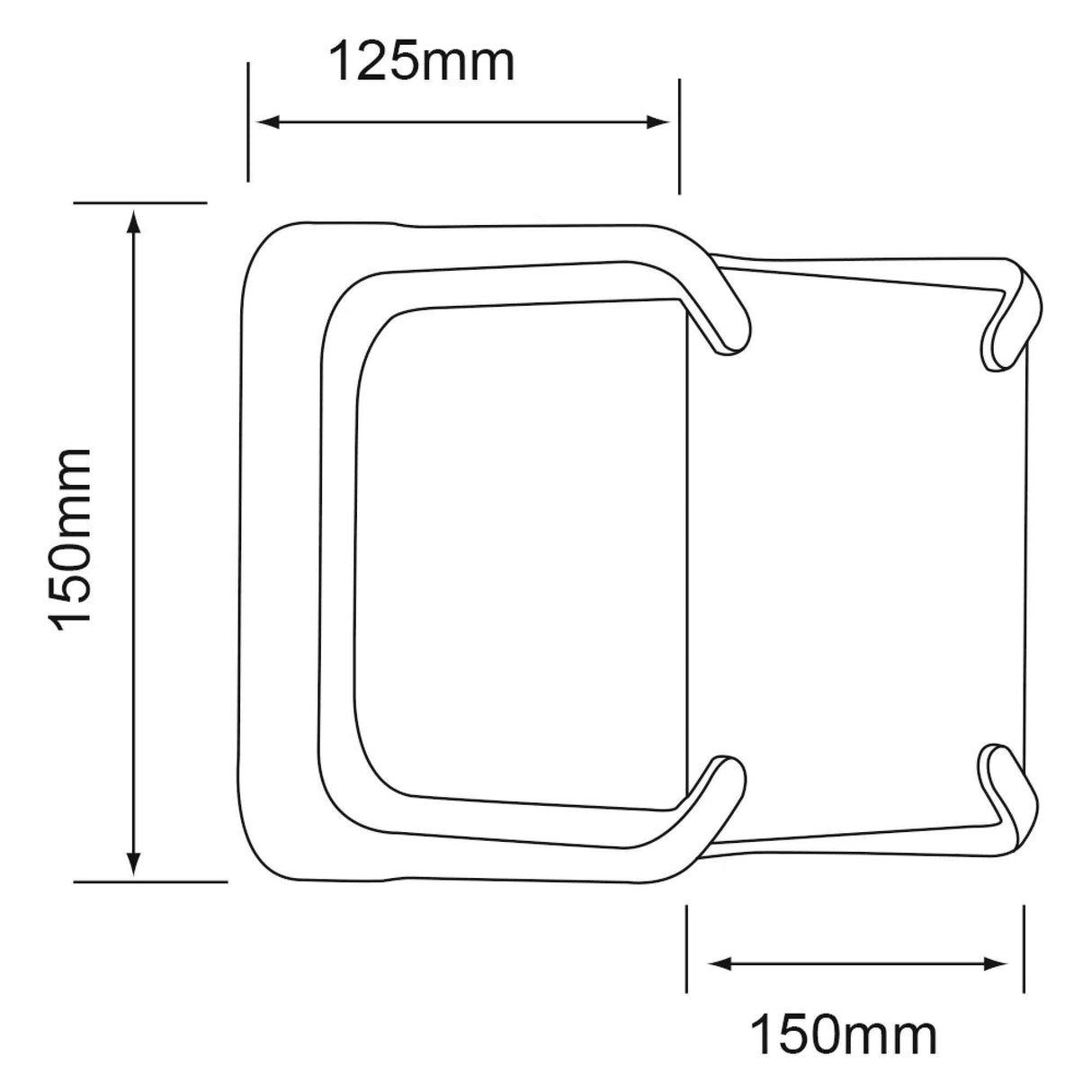 LÁMPARA DE EXTERIOR LED KYBOX TECNOLITE PARA SOBREPONER 11W LUZ SUAVE CÁLIDA ***TECNOLITE HAE***