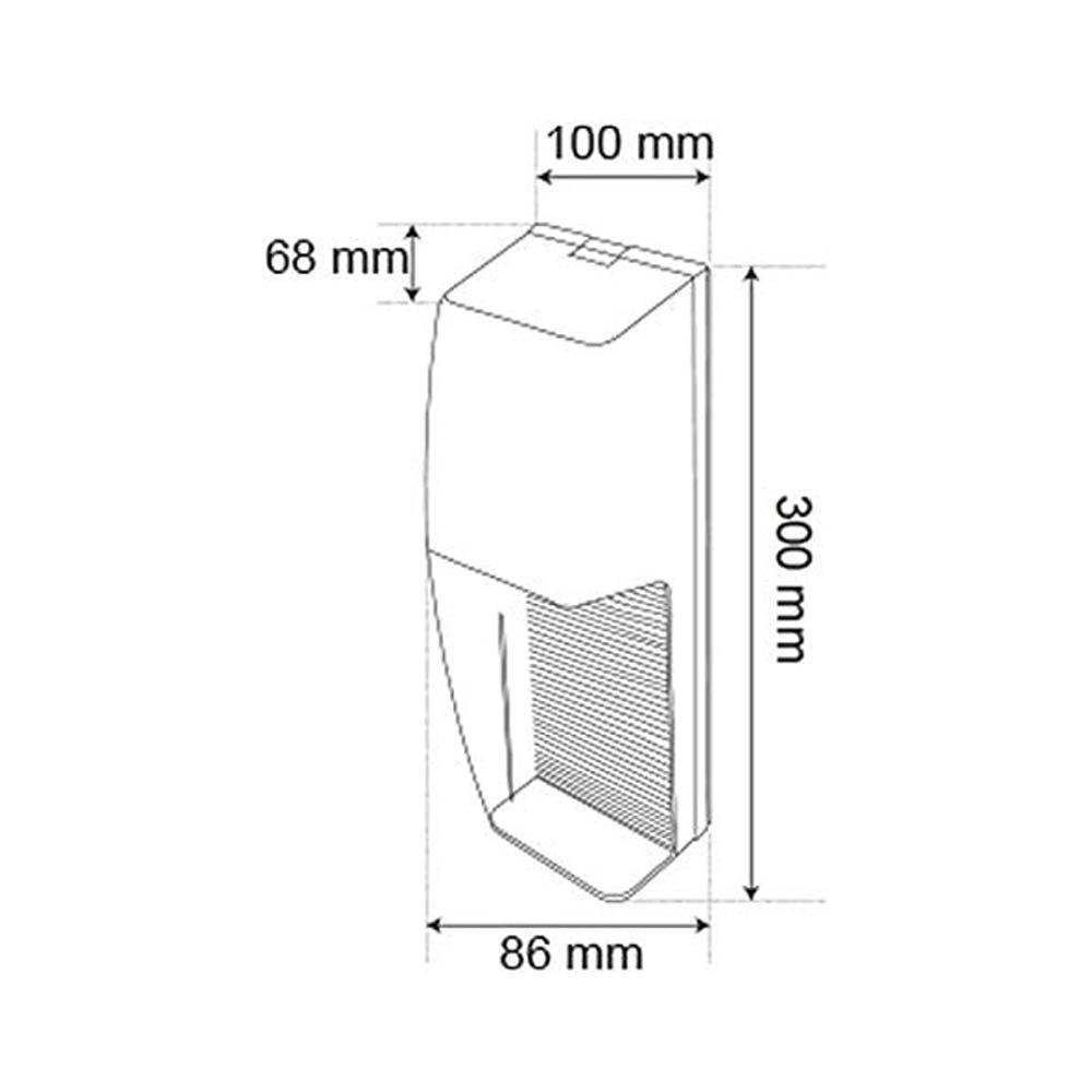 LUMIN. EXT. LED 6W 100-240V 3000K BLANCO ***TECNOLITE HAE***