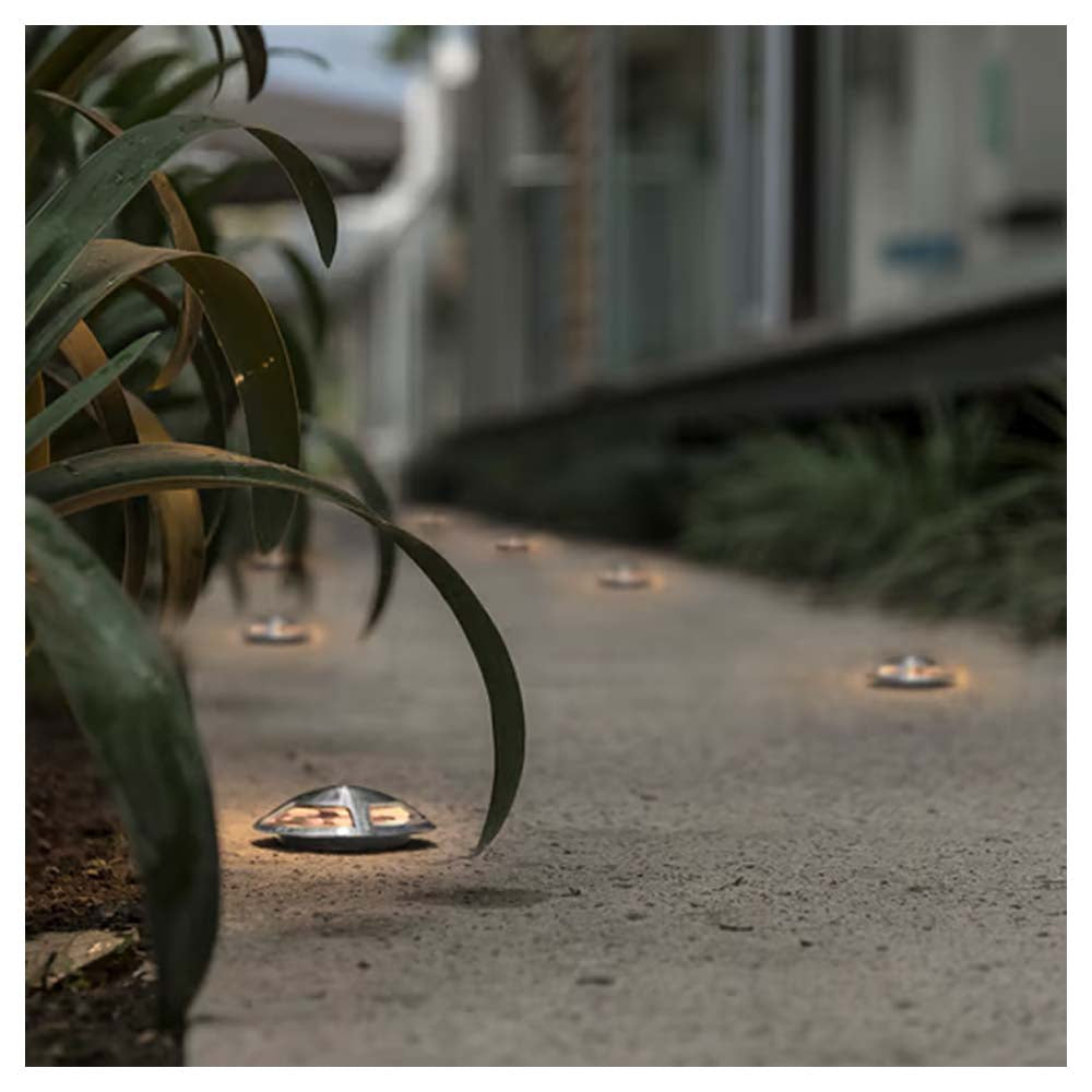 LAMPARA DE EXTERIOR LED CALGARY TECNOLITE DE PISO EMPOTRABLE 3W LUZ SUAVE CALIDA IP44 LED INTEGRADO