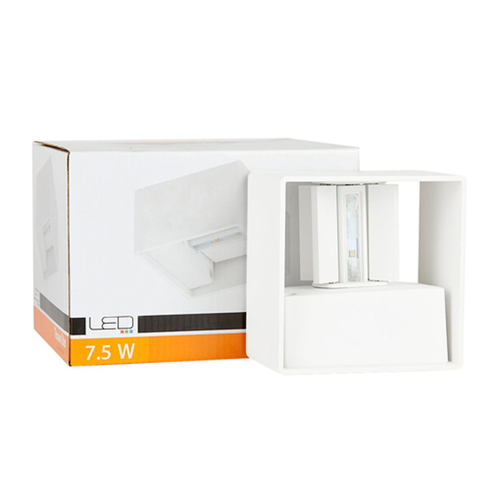 LAMPARA DE EXTERIOR LED ZIBO TECNOLITE PARA SOBREPONER 7.5W LUZ SUAVE CALIDA***HAE2025***