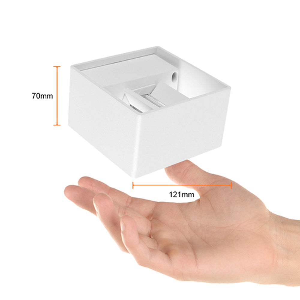 LAMPARA DE EXTERIOR LED ZIBO TECNOLITE PARA SOBREPONER 7.5W LUZ SUAVE CALIDA***HAE2025***