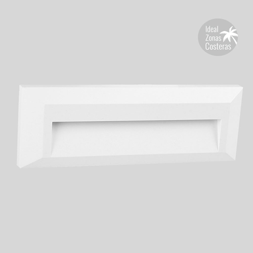 LÁMPARA DE EXTERIOR LED TECNOLITE ANSHAN PARA SOBREPONER 1.5W LUZ BLANCA NEUTRA BLANCO