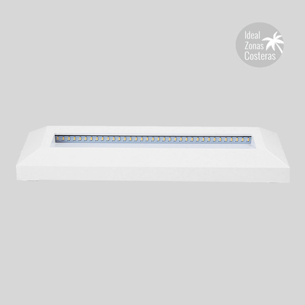 LÁMPARA DE EXTERIOR LED TECNOLITE ANSHAN PARA SOBREPONER 1.5W LUZ BLANCA NEUTRA BLANCO
