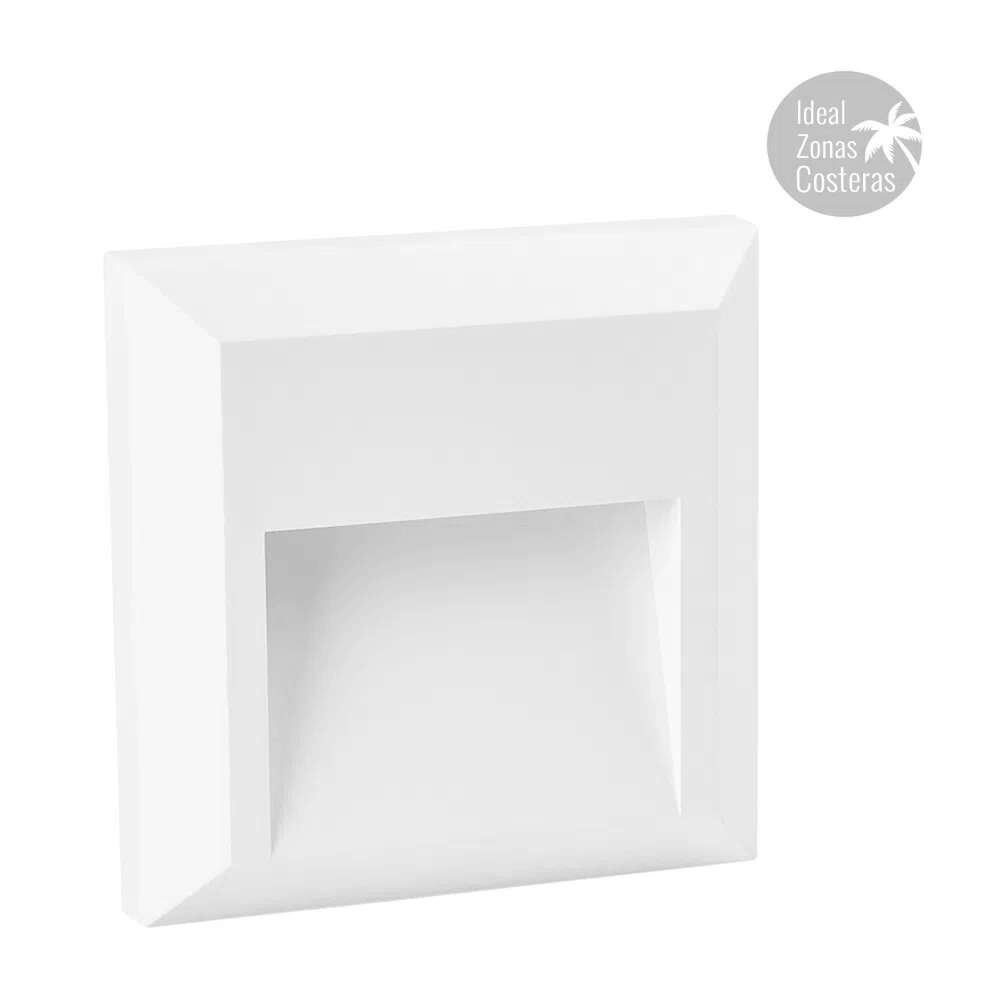 LÁMPARA DE EXTERIOR LED TECNOLITE ANSHAN I PARA SOBREPONER 1W LUZ BLANCA NEUTRA BLANCO