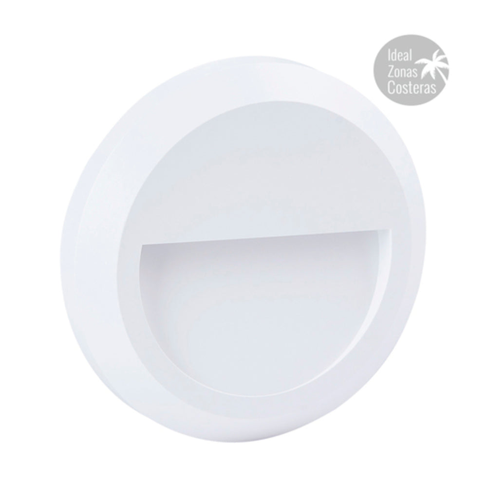 LÁMPARA LED DE EXTERIOR ANSHAN II TECNOLITE PARA SOBREPONER 1W LUZ BLANCA NEUTRA BLANCO
