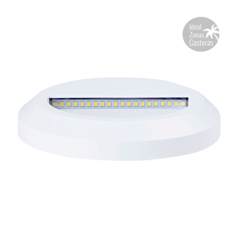 LÁMPARA LED DE EXTERIOR ANSHAN II TECNOLITE PARA SOBREPONER 1W LUZ BLANCA NEUTRA BLANCO