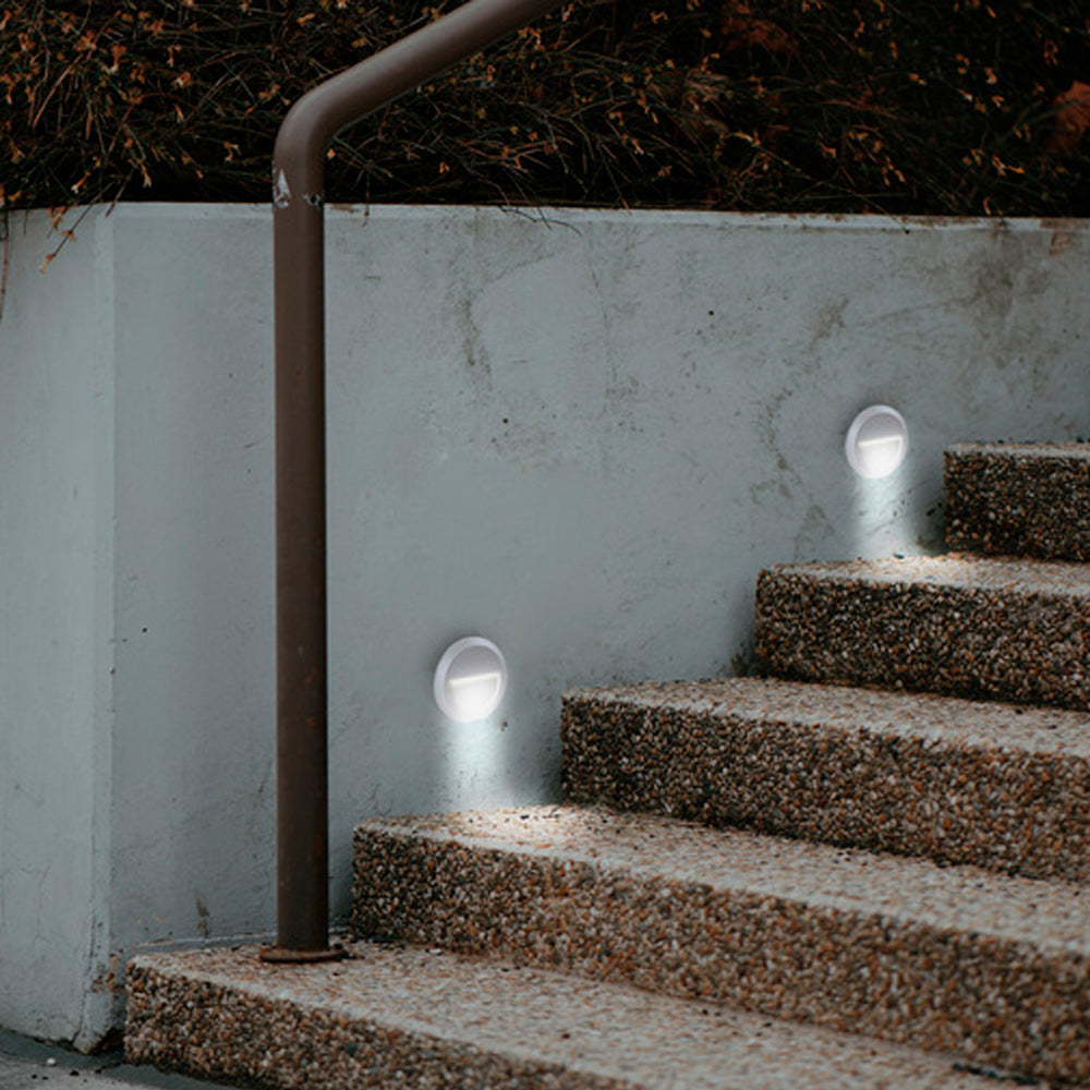 LÁMPARA LED DE EXTERIOR ANSHAN II TECNOLITE PARA SOBREPONER 1W LUZ BLANCA NEUTRA GRIS