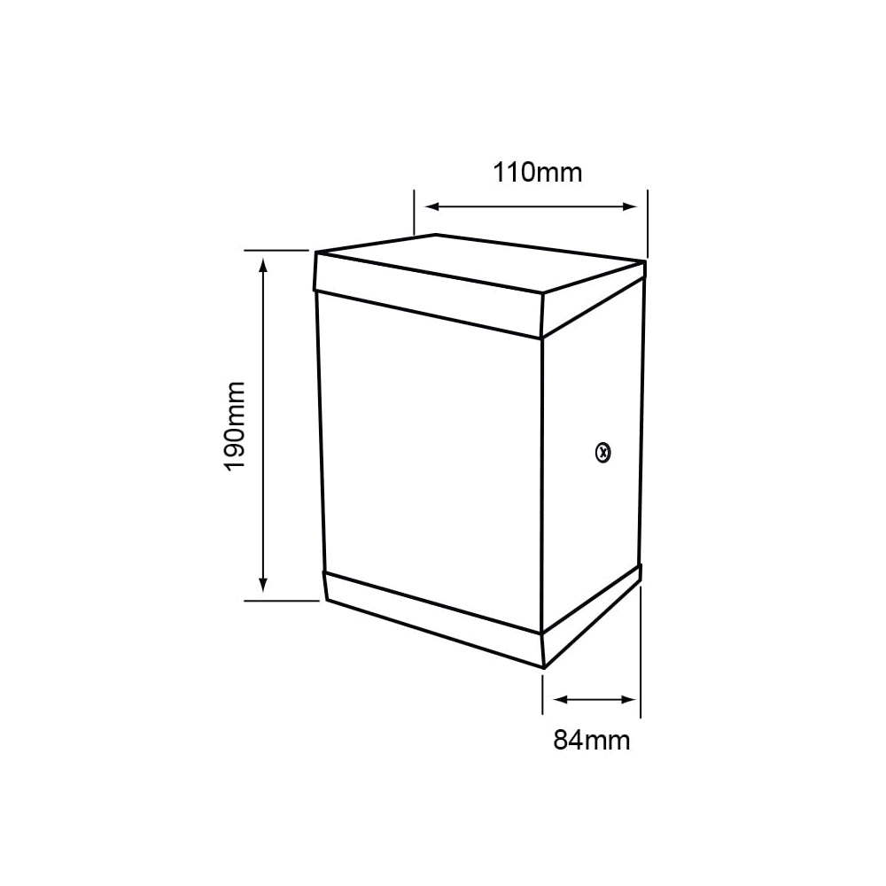LÁMPARA DE EXTERIOR LED FLAVUS TECNOLITE PARA SOBREPONER 14.5W LUZ SUAVE CÁLIDA
