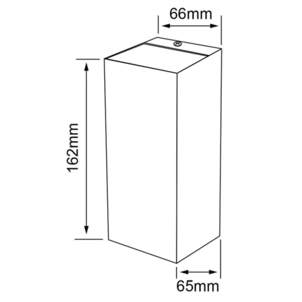LUMINARIA PARA SOBREPONER EN MURO DE 9W COLOR GRIS HYADUM HLED-847/30/G TECNOLITE