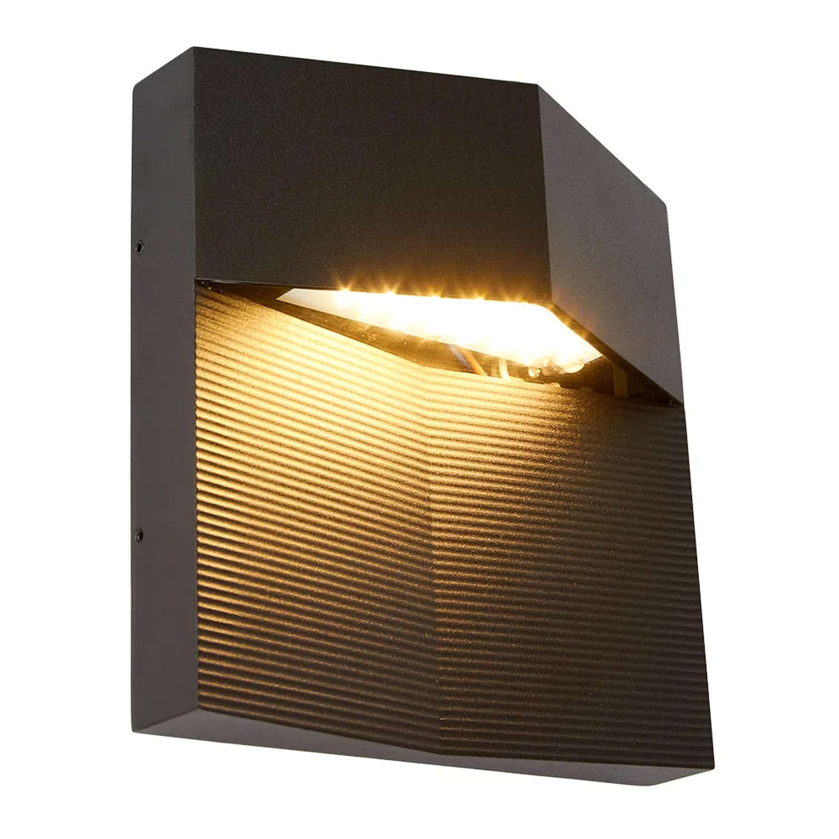 LAMPARA DE EXTERIOR LED PARA SOBREPONER 8 W LUZ CALIDA BRILLANTE