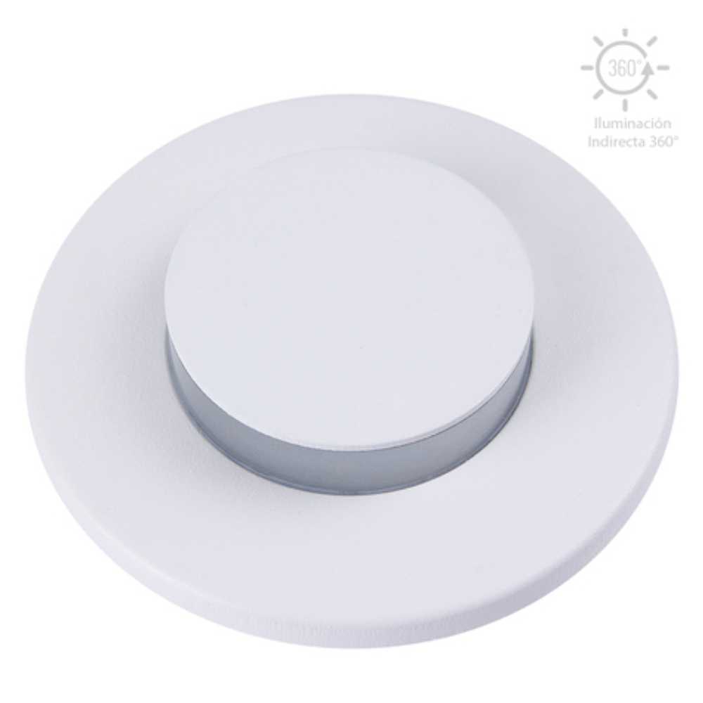 LÁMPARA DE EXTERIOR LED TECNOLITE ESFERIS EMPOTRABLE 6W LUZ SUAVE CÁLIDA