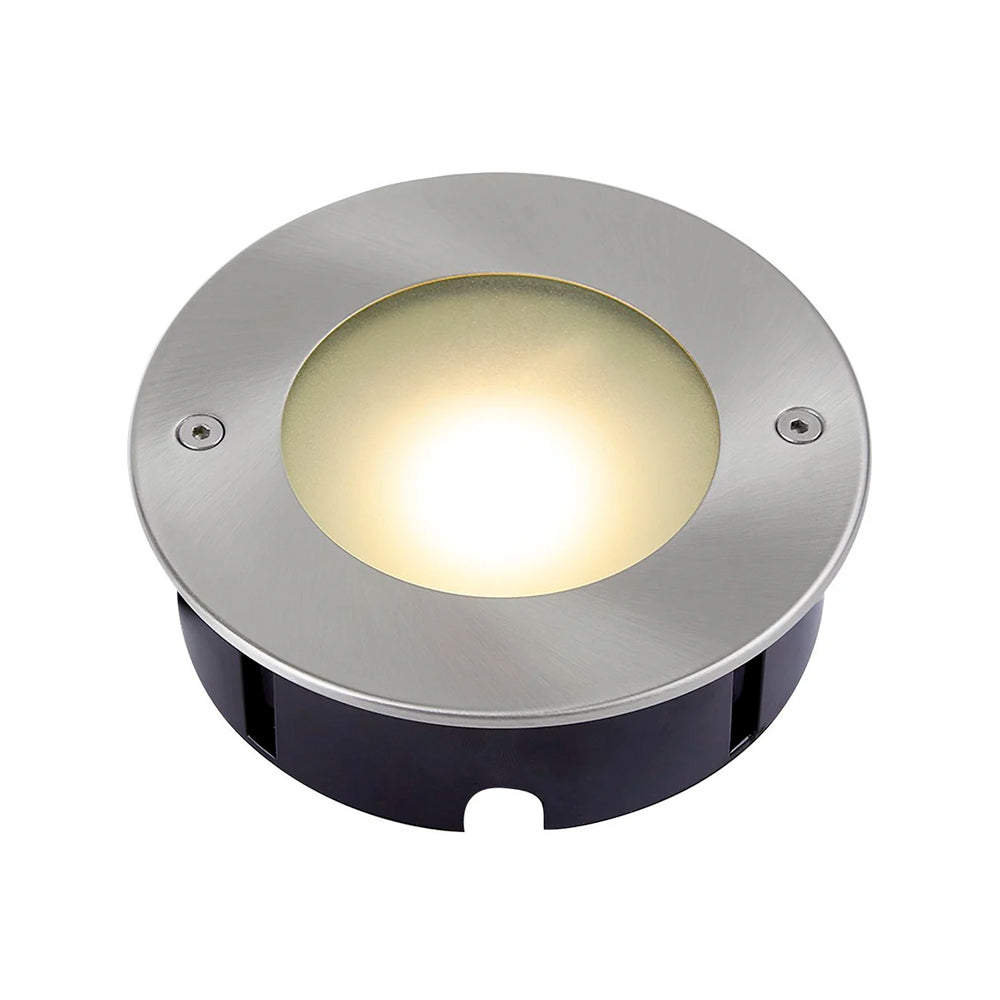 LÁMPARA DE EXTERIOR LED RUTA TECNOLITE DE PISO EMPOTRABLE 9W LUZ SUAVE CÁLIDA LED INTEGRADO